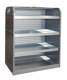 Gefahrstoff - Rollladenschrank RSG - 4, lackiert, Mausgrau - Staplertechnik24 - 4416 - 30 - 3000 - 5