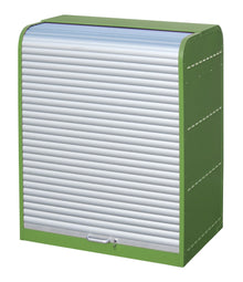 Gefahrstoff - Rollladenschrank RSG - 4, lackiert, Resedagrün - Staplertechnik24 - 4416 - 30 - 3000 - 4