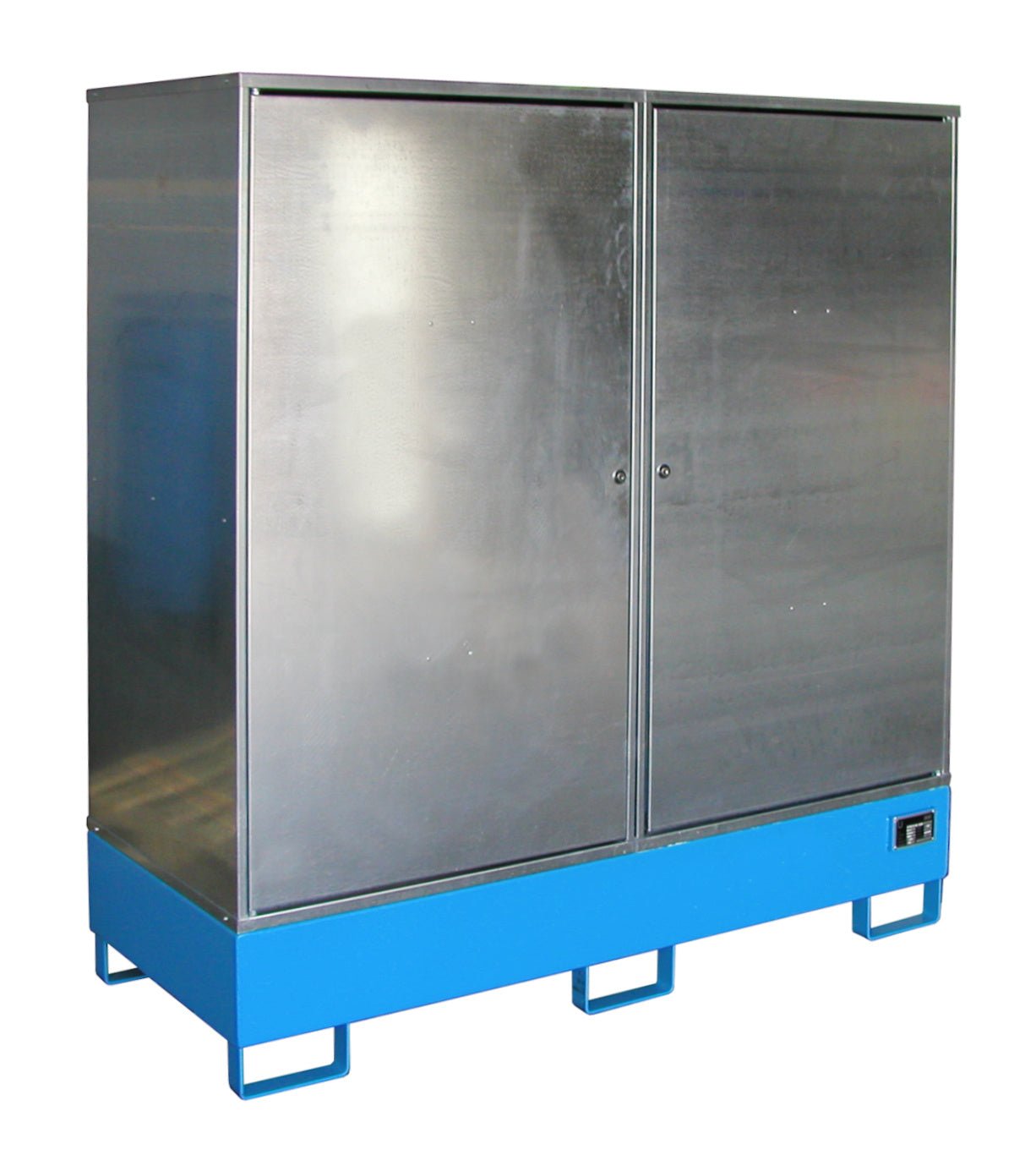 Gefahrstoff - Schrank GS - 2, lackiert, Lichtblau - Staplertechnik24 - 4495 - 21 - 0000 - 3