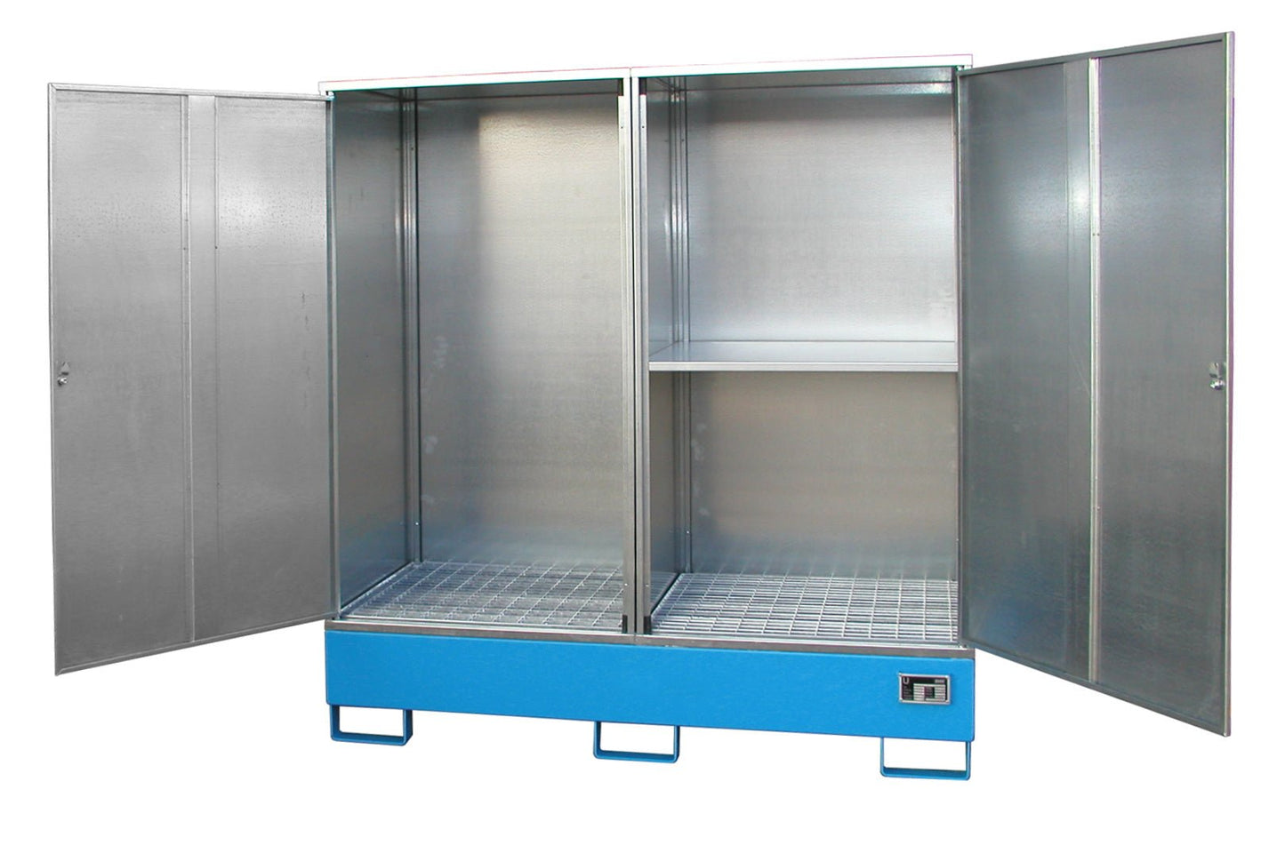 Gefahrstoff - Schrank GS - 2, lackiert, Lichtblau - Staplertechnik24 - 4495 - 21 - 0000 - 3