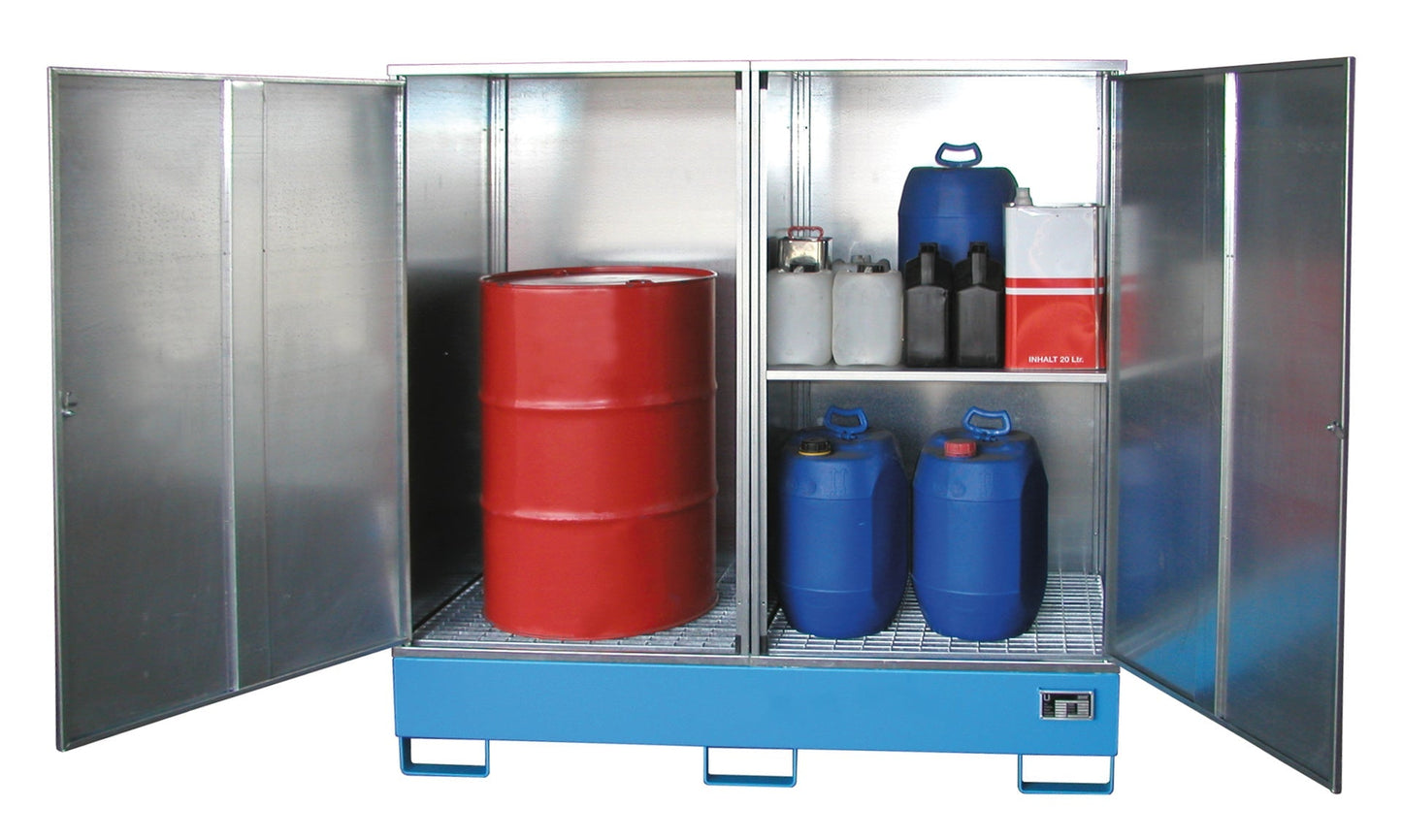 Gefahrstoff - Schrank GS - 2, lackiert, Lichtblau - Staplertechnik24 - 4495 - 21 - 0000 - 3