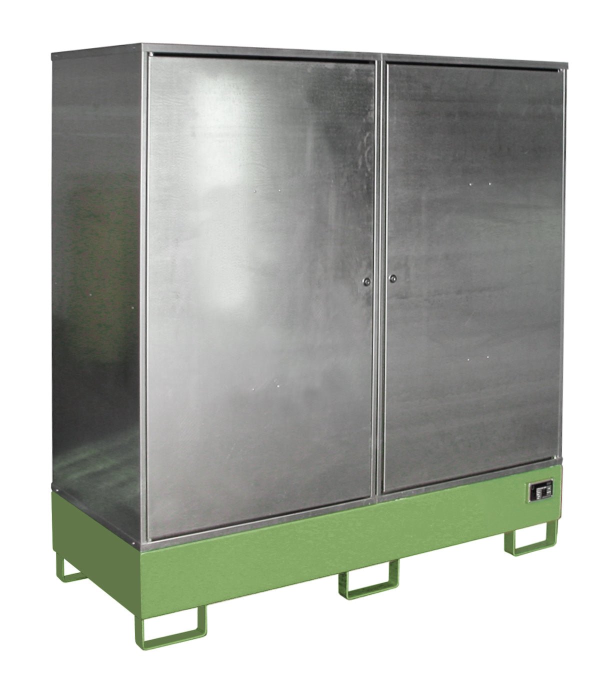 Gefahrstoff - Schrank GS - 2, lackiert, Resedagrün - Staplertechnik24 - 4495 - 21 - 0000 - 4