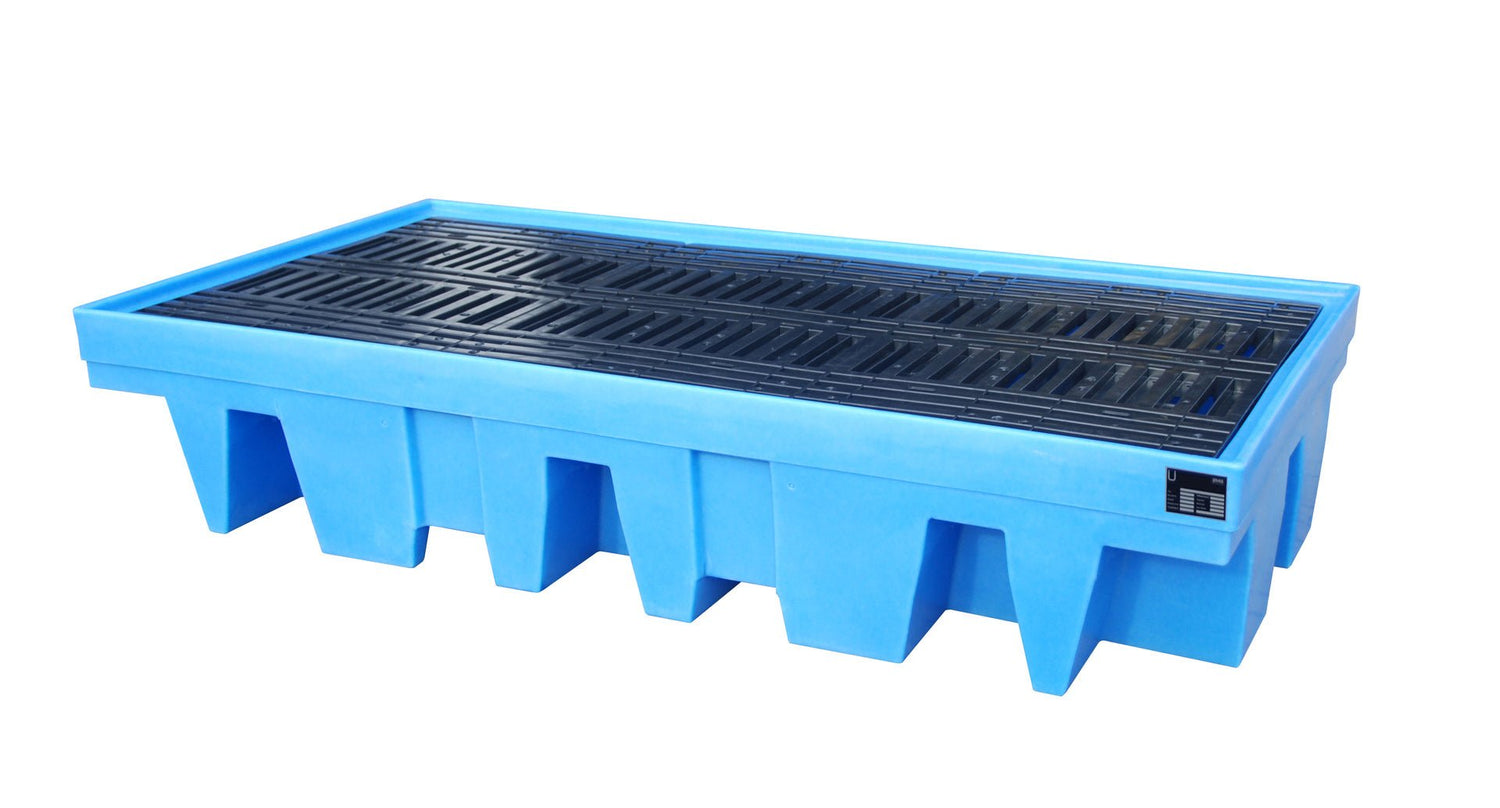 GREEN - LINE PE - Auffangwanne WP - PE 8/11, aus robustem Polyethylen, Blau - Staplertechnik24 - 4520 - 18 - 0000 - 0