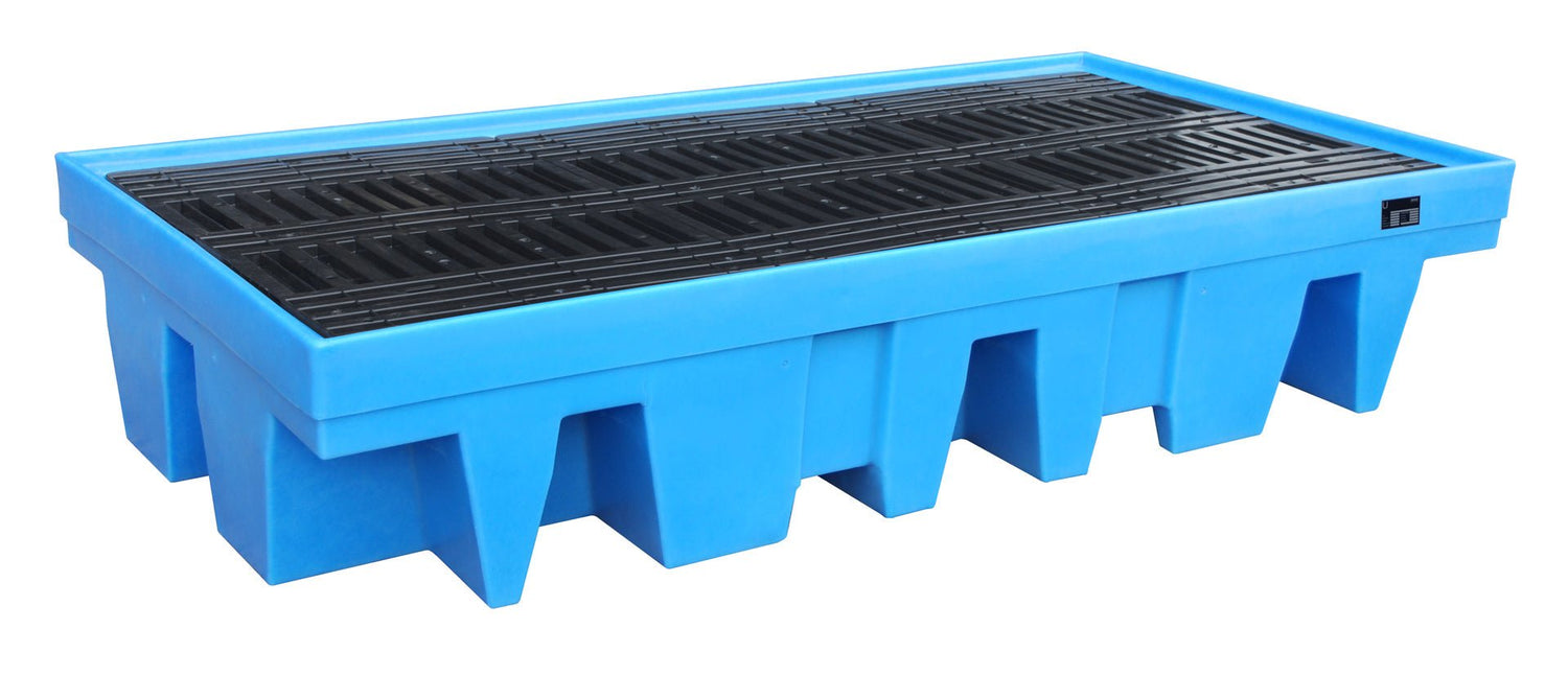 GREEN - LINE PE - Auffangwanne WP - PE 2/11, aus robustem Polyethylen, Blau - Staplertechnik24 - 4520 - 22 - 0000 - 0