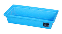 GREEN - LINE PE - Auffangwanne für Paletten KWP - P 30, aus robustem Polyethylen, Blau - Staplertechnik24 - 4520 - 42 - 0000 - 0