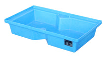 GREEN - LINE PE - Auffangwanne für Paletten KWP - P 60, aus robustem Polyethylen, Blau - Staplertechnik24 - 4520 - 44 - 0000 - 0