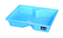 GREEN - LINE PE - Auffangwanne für Paletten KWP - P 40, aus robustem Polyethylen, Blau - Staplertechnik24 - 4520 - 43 - 0000 - 0