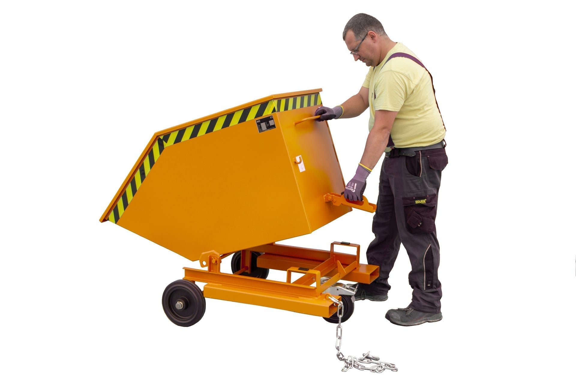 Kastenwagen KW - ET 400, lackiert, Gelborange - Staplertechnik24 - 4438 - 04 - 0000 - 1