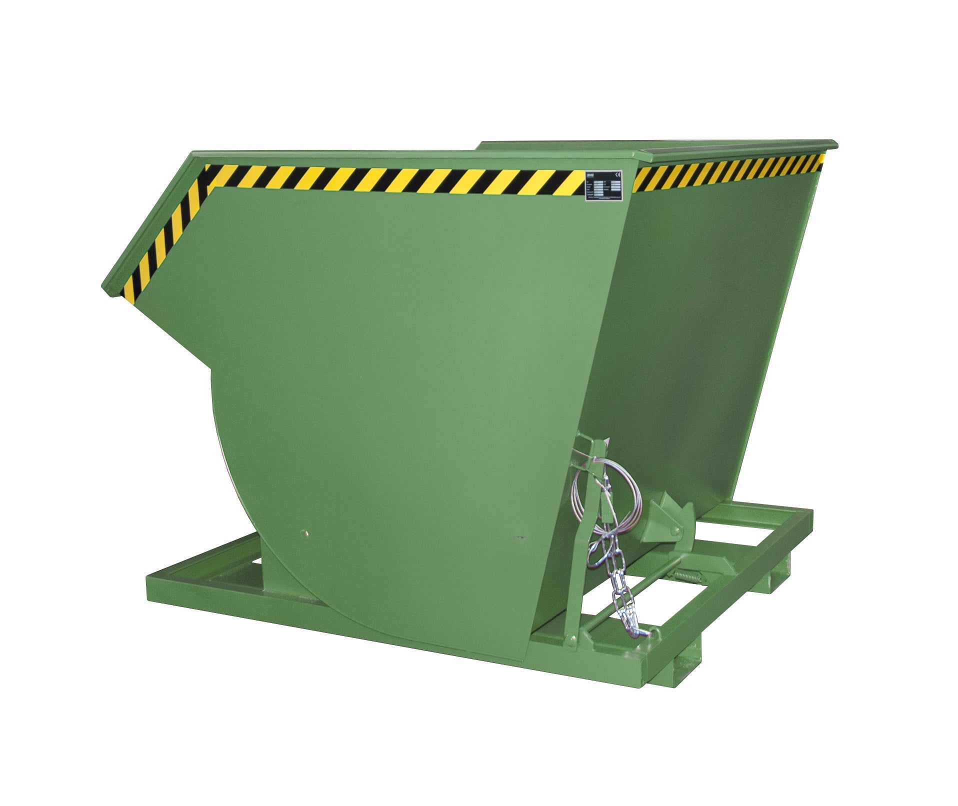 Kippbehälter BKM 200, lackiert, Resedagrün - Staplertechnik24 - 4460 - 06 - 0000 - 4