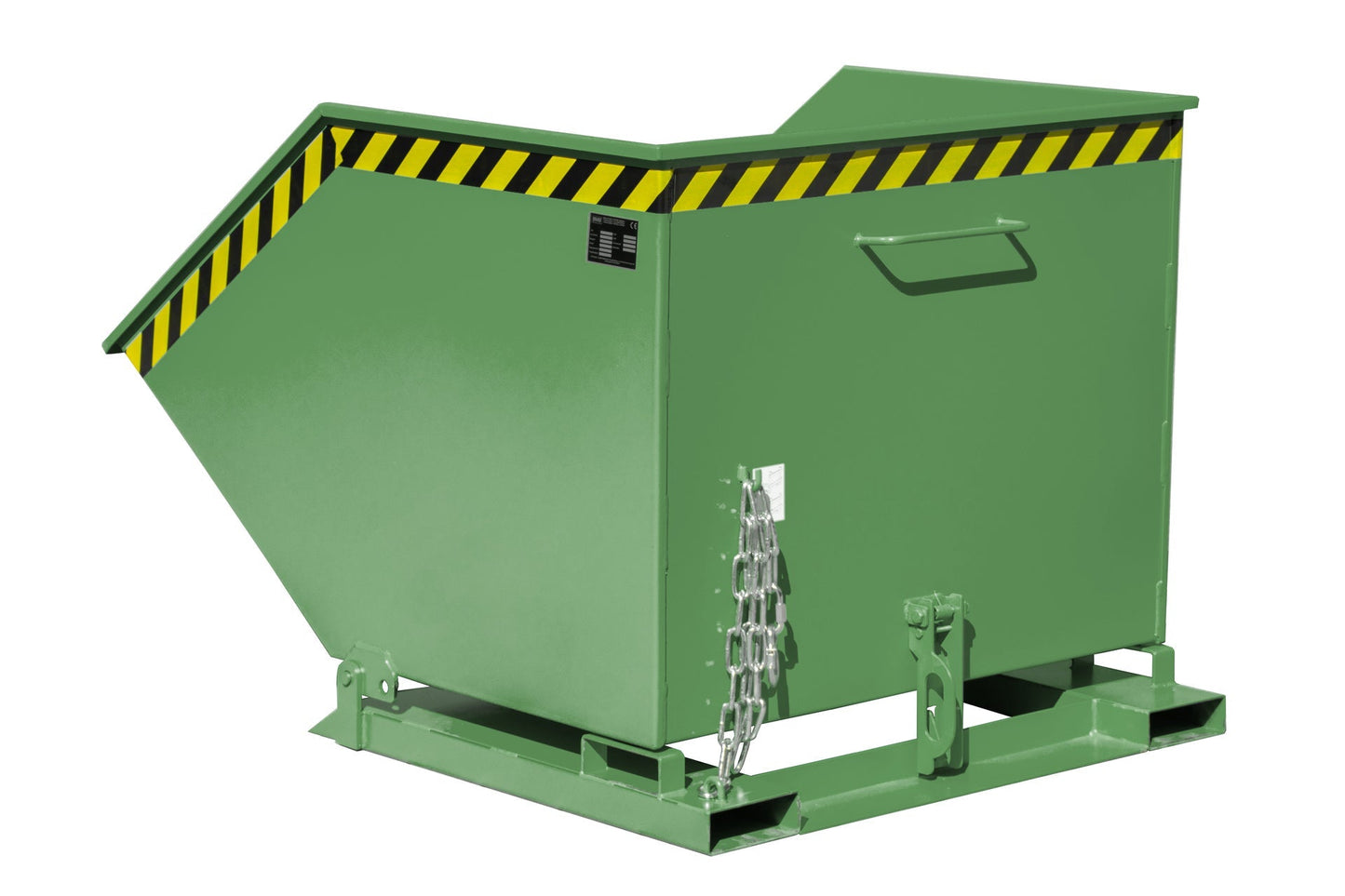 Kippmulde KK 1000, lackiert, Resedagrün - Staplertechnik24 - 4541 - 05 - 0000 - 4