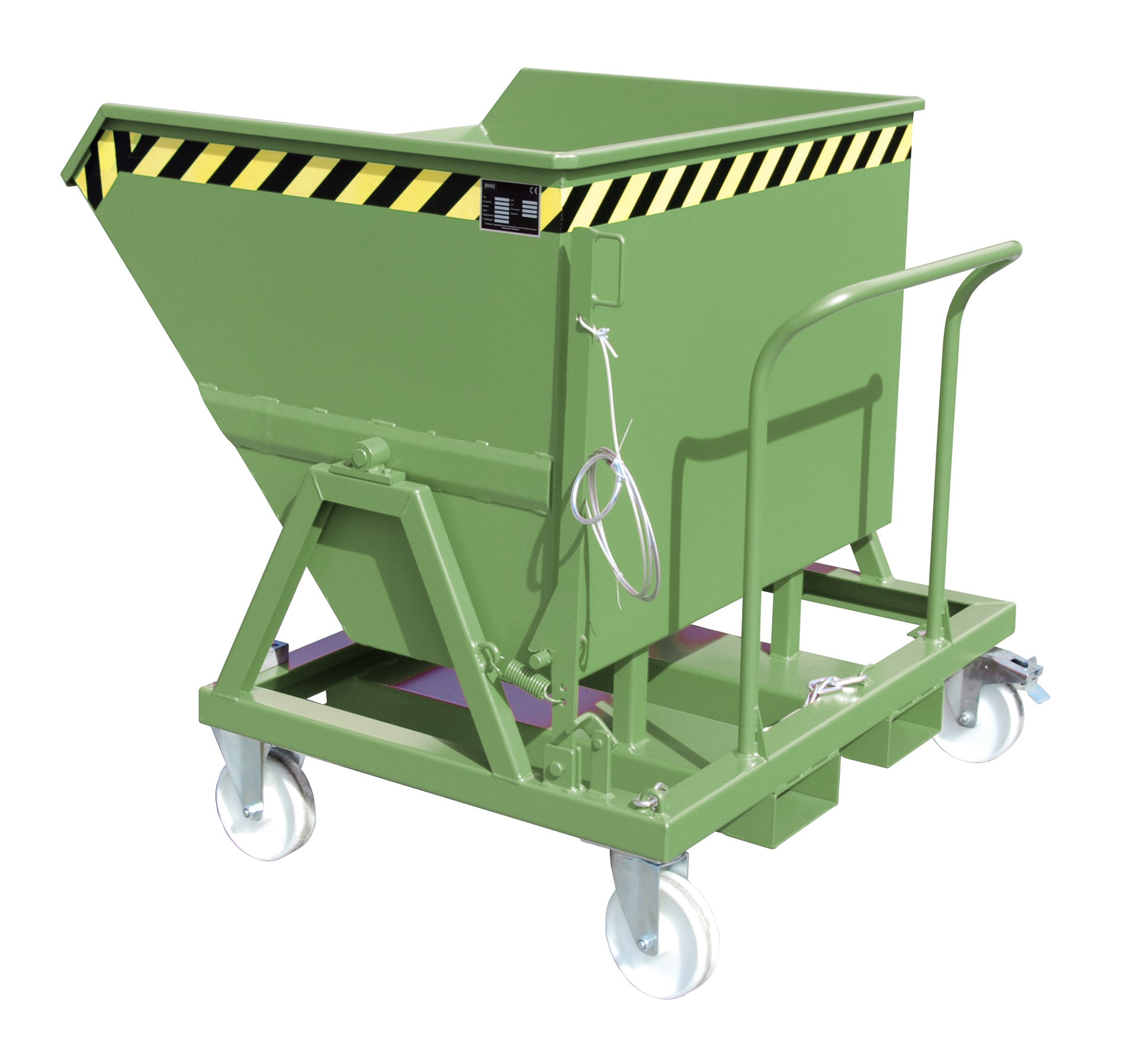 Kippmulde KS 550, lackiert, Resedagrün - Staplertechnik24 - 4541 - 16 - 0000 - 4