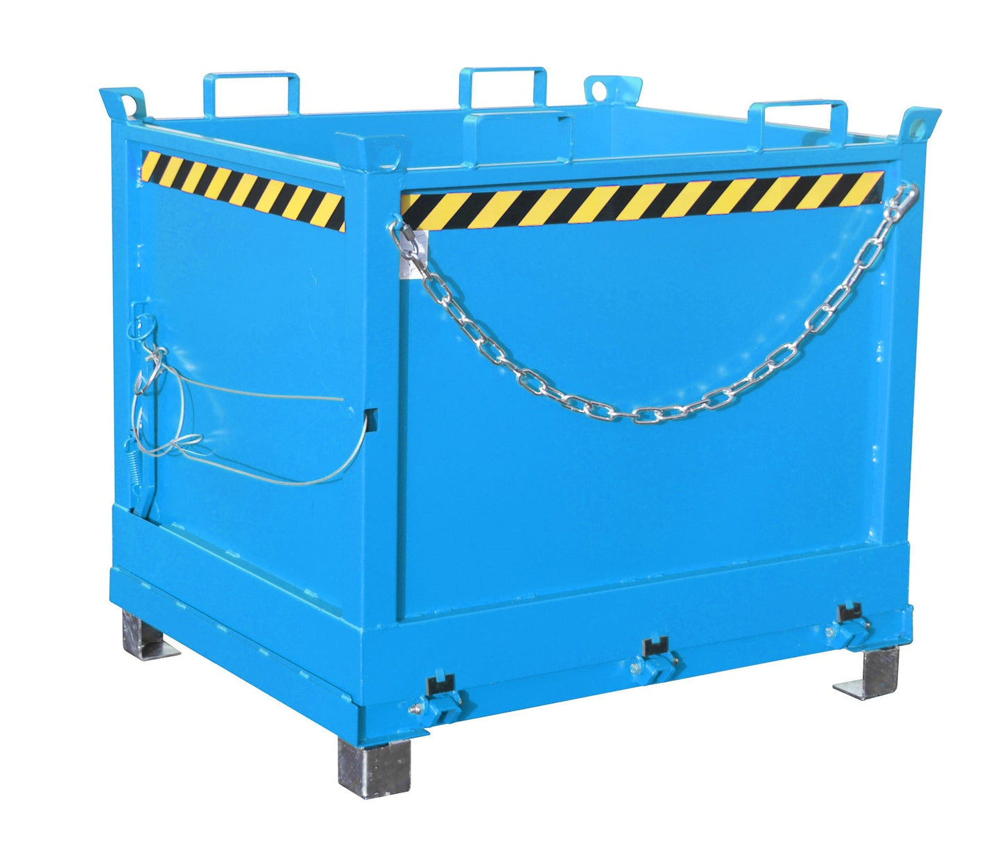 Klappbodenbehälter FB 1000, lackiert, Lichtblau - Staplertechnik24 - 4417 - 33 - 6000 - 3
