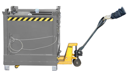 Klappbodenbehälter FB 1000, lackiert, Mausgrau - Staplertechnik24 - 4417 - 33 - 6000 - 5