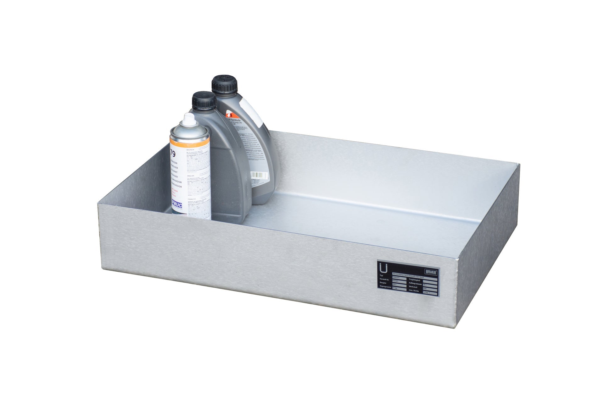 Kleingebindewanne für Paletten KGW - P 1 V4A, Edelstahl 1.4571 - Staplertechnik24 - 4473 - 74 - 0000 - 11
