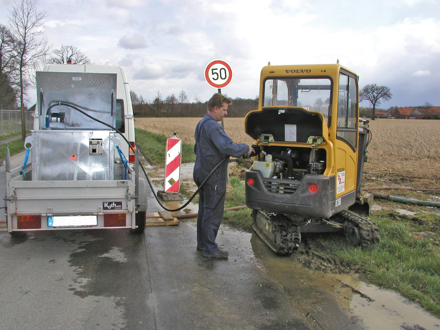 Kraftstoff - Tank MT 450, feuerverzinkt - Staplertechnik24 - 4514 - 01 - 0000 - 7