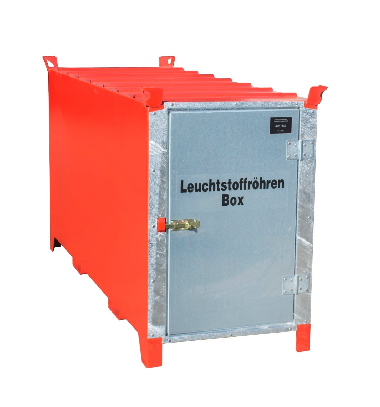 Leuchtstoffröhren - Box SL 200, lackiert, Feuerrot - Staplertechnik24 - 4422 - 02 - 0000 - 2