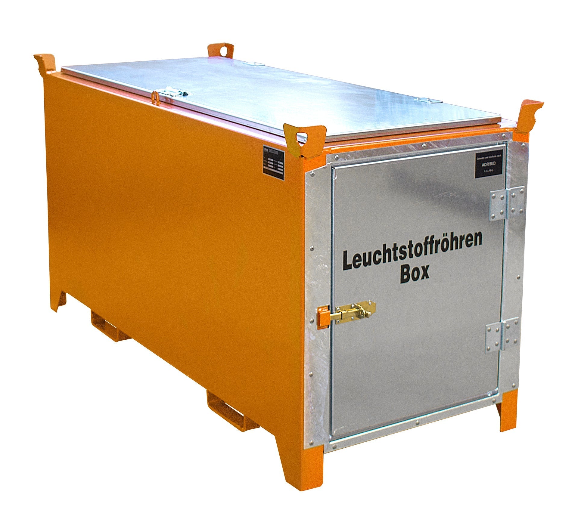 Leuchtstoffröhren - Box SL - D 200, lackiert, Gelborange - Staplertechnik24 - 4422 - 04 - 0000 - 1