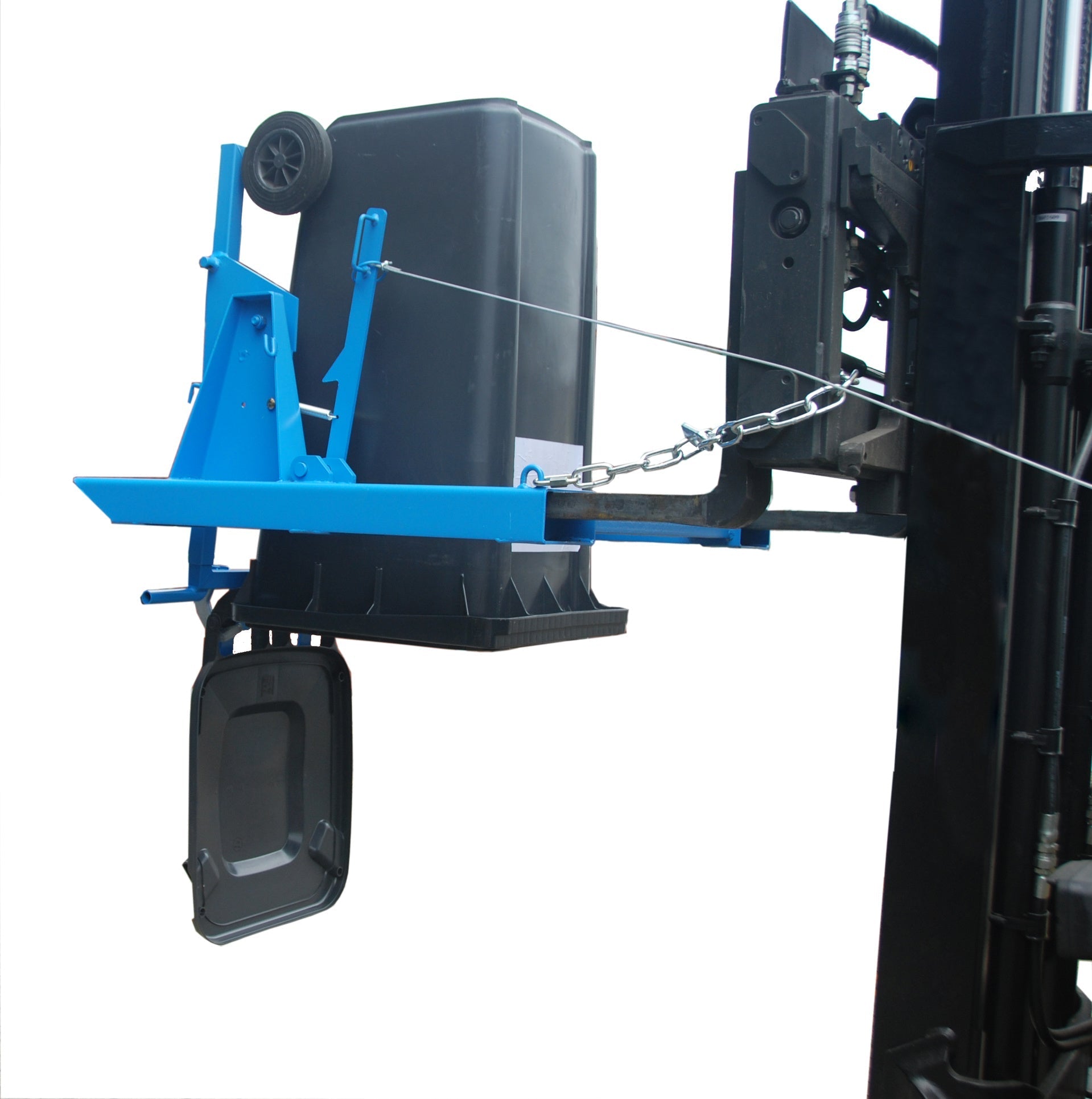 Mülltonnen - Kipper MK 240, lackiert, Lichtblau - Staplertechnik24 - 4496 - 01 - 0000 - 3