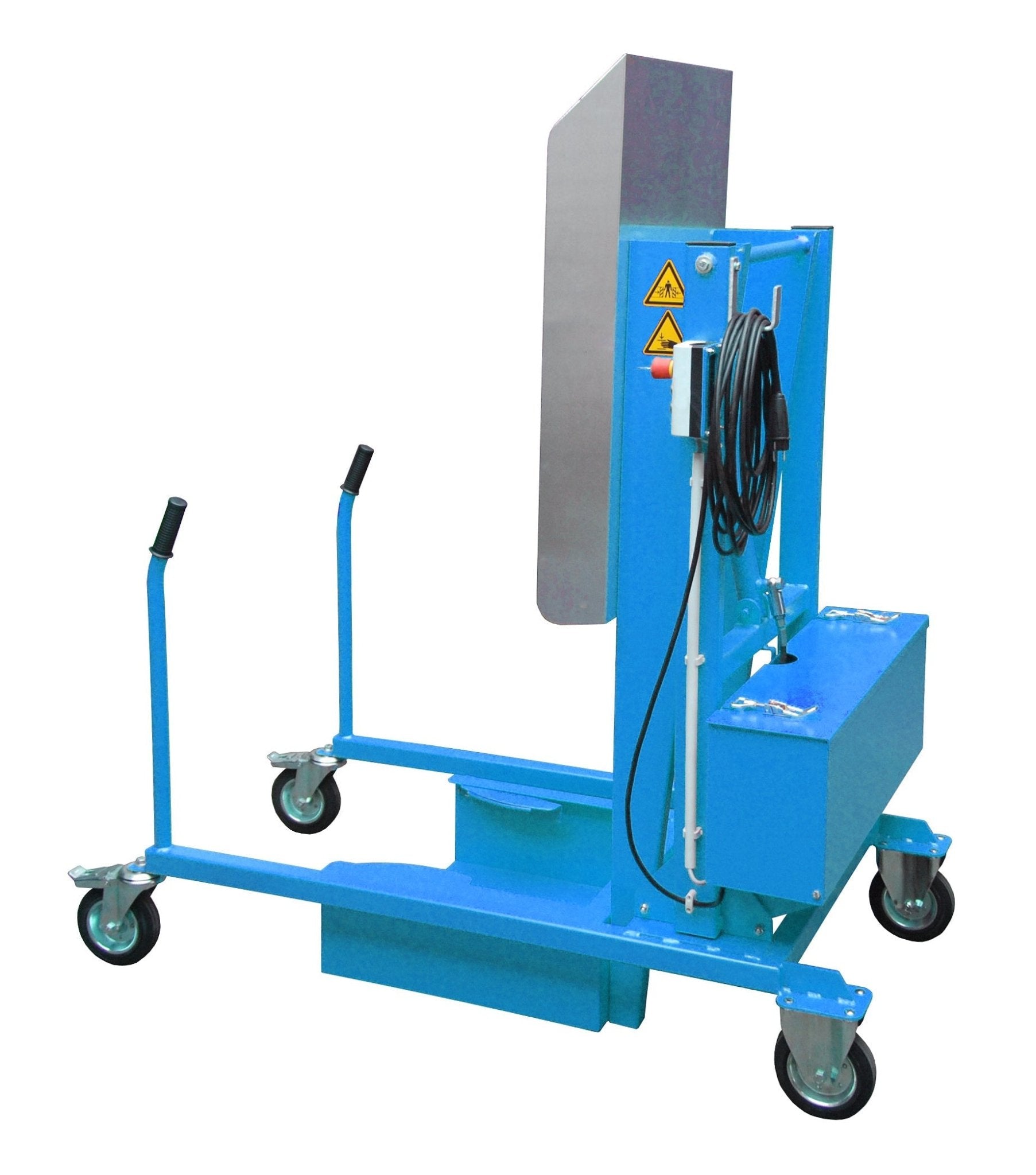 Mülltonnen - Kippstation MKS - 230V, lackiert, Lichtblau - Staplertechnik24 - 4476 - 10 - 0000 - 3