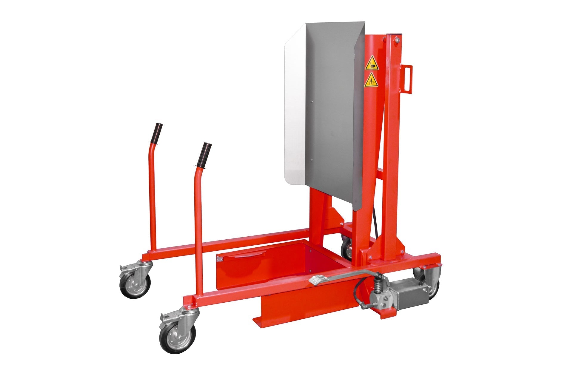 Mülltonnen - Kippstation MKS - F, lackiert, Feuerrot - Staplertechnik24 - 4476 - 07 - 0000 - 2