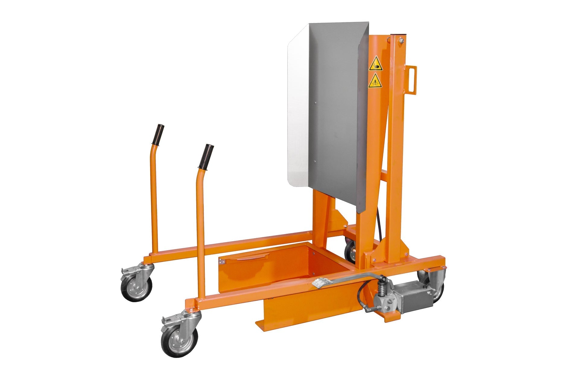 Mülltonnen - Kippstation MKS - F, lackiert, Gelborange - Staplertechnik24 - 4476 - 07 - 0000 - 1