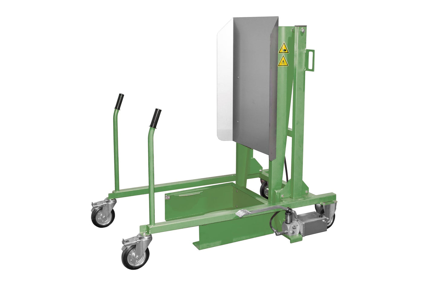 Mülltonnen - Kippstation MKS - F, lackiert, Resedagrün - Staplertechnik24 - 4476 - 07 - 0000 - 4