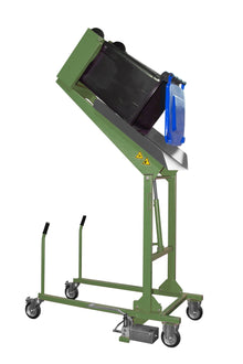 Mülltonnen - Kippstation MKS - F, lackiert, Resedagrün - Staplertechnik24 - 4476 - 07 - 0000 - 4