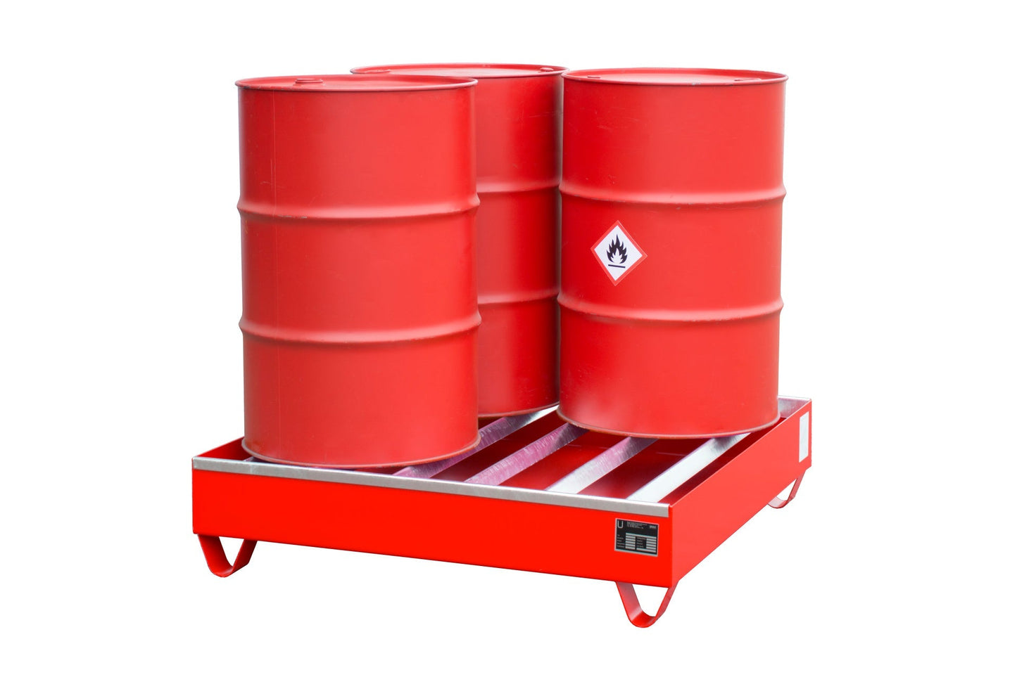 Profilwanne PW 200 - 4, lackiert, Feuerrot - Staplertechnik24 - 4471 - 83 - 0000 - 2
