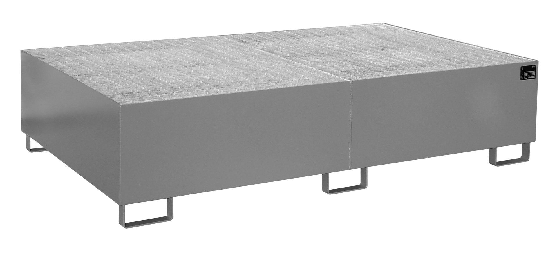 Regalwanne RW - GR 2200 - 2, lackiert, Mausgrau - Staplertechnik24 - 4518 - 51 - 0000 - 5