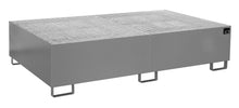 Regalwanne RW - GR 2200 - 2, lackiert, Mausgrau - Staplertechnik24 - 4518 - 51 - 0000 - 5