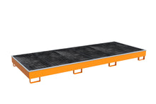 Regalwanne mit PE - Einsatz Regalwanne RW - GR 3300 - 2 PE, lackiert, Gelborange - Staplertechnik24 - 4518 - 77 - 0000 - 1