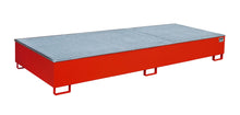 Regalwanne mit PE - Einsatz Regalwanne RW - GR 3300 - 3 PE, lackiert, Feuerrot - Staplertechnik24 - 4518 - 81 - 0000 - 2