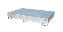 Regalwanne mit PE - Einsatz Regalwanne RW - GR 2200 - 2 PE, feuerverzinkt - Staplertechnik24 - 4518 - 63 - 0000 - 7