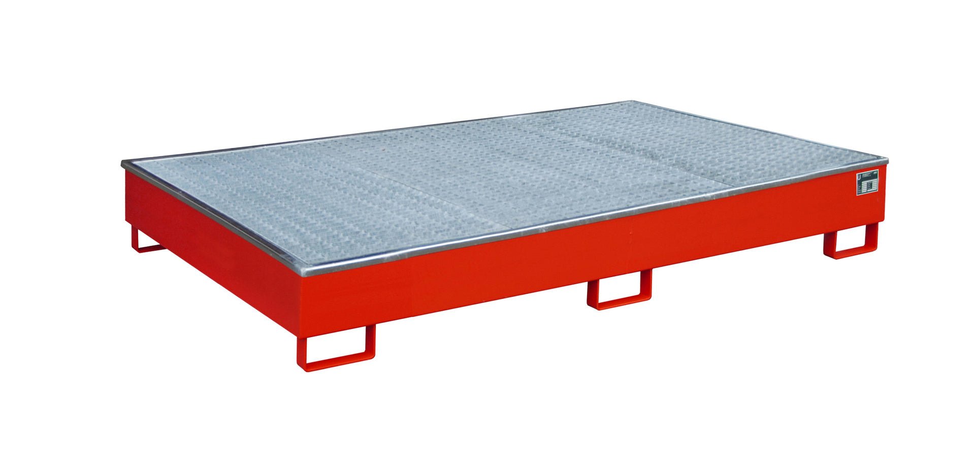 Regalwanne mit PE - Einsatz Regalwanne RW - GR 2200 - 2 PE, lackiert, Feuerrot - Staplertechnik24 - 4518 - 63 - 0000 - 2