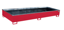 Regalwanne mit PE - Einsatz Regalwanne RW 3300 - 3 PE, lackiert, Feuerrot - Staplertechnik24 - 4518 - 80 - 0000 - 2