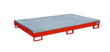 Regalwanne mit PE - Einsatz Regalwanne RW - GR 2200 - 1 PE, lackiert, Feuerrot - Staplertechnik24 - 4518 - 62 - 0000 - 2