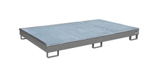 Regalwanne mit PE - Einsatz Regalwanne RW - GR 2200 - 1 PE, lackiert, Mausgrau - Staplertechnik24 - 4518 - 62 - 0000 - 5