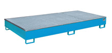 Regalwanne mit PE - Einsatz Regalwanne RW - GR 2700 - 2 PE, lackiert, Lichtblau - Staplertechnik24 - 4518 - 58 - 0000 - 3