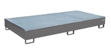 Regalwanne mit PE - Einsatz Regalwanne RW - GR 2700 - 2 PE, lackiert, Mausgrau - Staplertechnik24 - 4518 - 58 - 0000 - 5