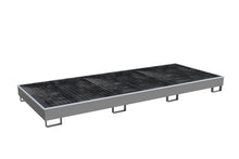 Regalwanne mit PE - Einsatz Regalwanne RW - GR 3300 - 2 PE, lackiert, Mausgrau - Staplertechnik24 - 4518 - 77 - 0000 - 5