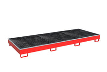 Regalwanne mit PE - Einsatz Regalwanne RW - GR 3300 - 2 PE, lackiert, Feuerrot - Staplertechnik24 - 4518 - 77 - 0000 - 2