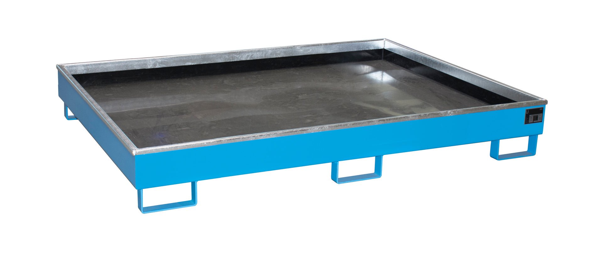 Regalwanne mit PE - Einsatz Regalwanne RW 1800 PE, lackiert, Lichtblau - Staplertechnik24 - 4518 - 52 - 0000 - 3