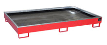 Regalwanne mit PE - Einsatz Regalwanne RW 2200 - 2 PE, lackiert, Feuerrot - Staplertechnik24 - 4518 - 61 - 0000 - 2