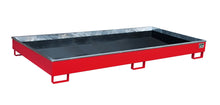 Regalwanne mit PE - Einsatz Regalwanne RW 2700 - 1 PE, lackiert, Feuerrot - Staplertechnik24 - 4518 - 53 - 0000 - 2