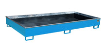 Regalwanne mit PE - Einsatz Regalwanne RW 2700 - 2 PE, lackiert, Lichtblau - Staplertechnik24 - 4518 - 54 - 0000 - 3