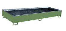 Regalwanne mit PE - Einsatz Regalwanne RW 3300 - 3 PE, lackiert, Resedagrün - Staplertechnik24 - 4518 - 80 - 0000 - 4