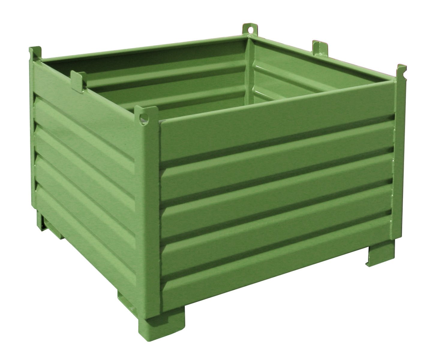 Sammelbehälter - System SBS 1000, lackiert, Resedagrün - Staplertechnik24 - 4511 - 02 - 0000 - 4