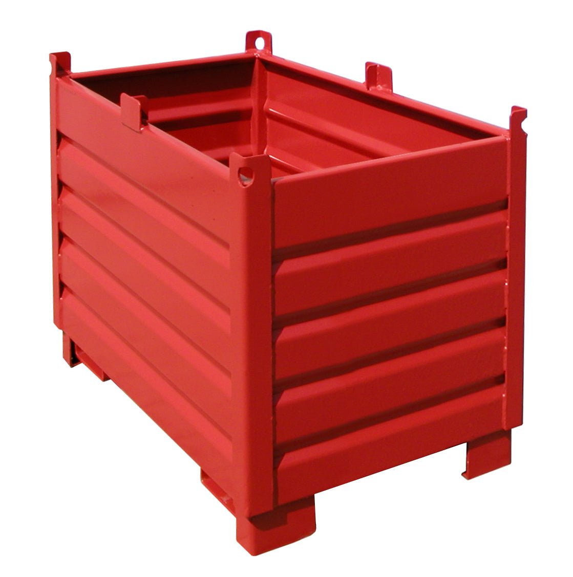 Sammelbehälter - System SBS 500, lackiert, Feuerrot - Staplertechnik24 - 4511 - 01 - 0000 - 2