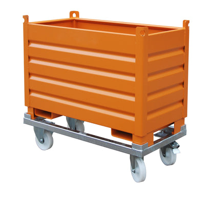 Sammelbehälter - System SBS 500, lackiert, Gelborange - Staplertechnik24 - 4511 - 01 - 0000 - 1