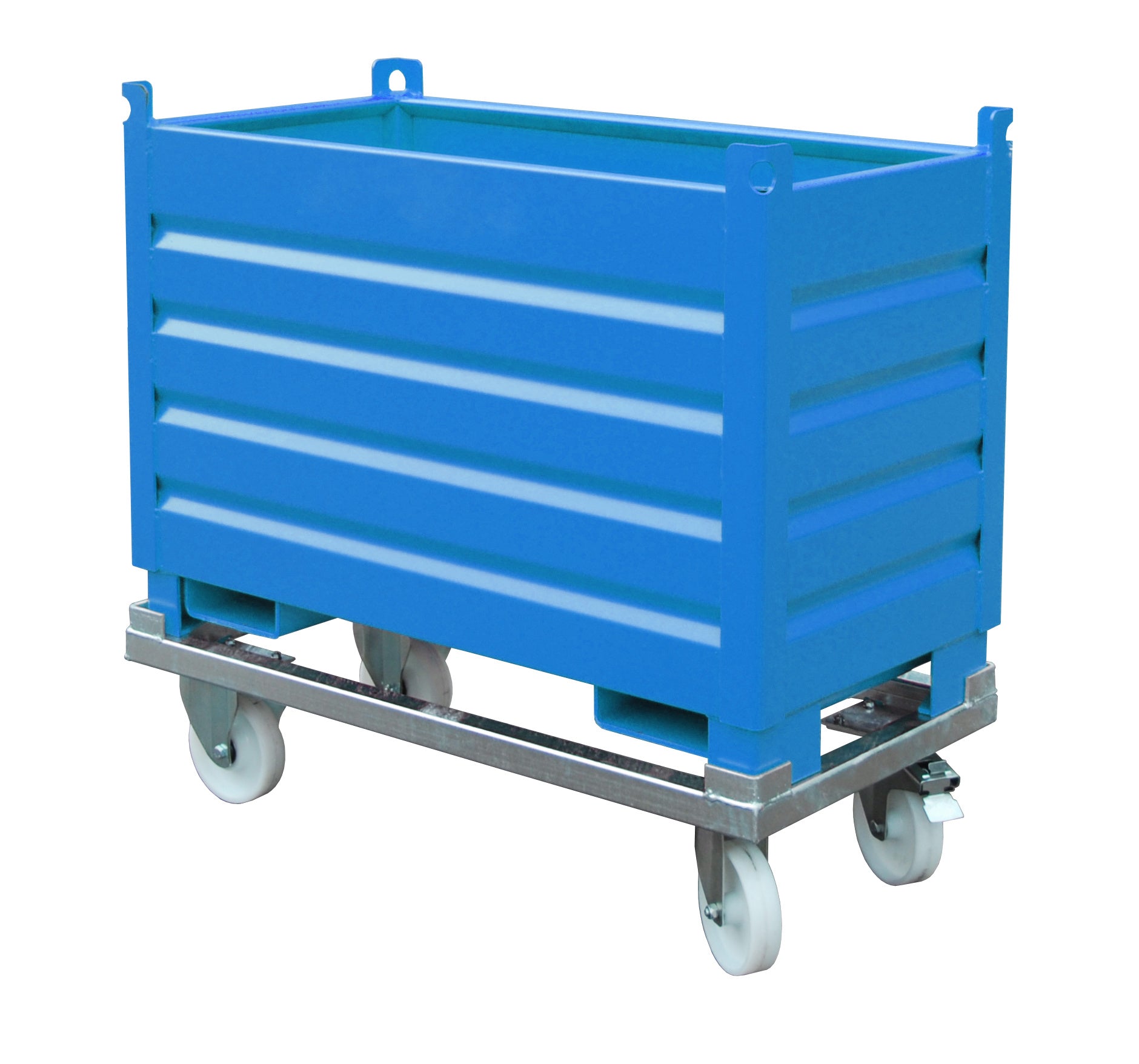 Sammelbehälter - System SBS 500, lackiert, Lichtblau - Staplertechnik24 - 4511 - 01 - 0000 - 3